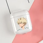 Чехол Boku no My Hero Академия Bakugo для Apple Airpods 3 2 1 Pro Чехол прозрачный чехол для беспроводных Bluetooth наушников защитный чехол