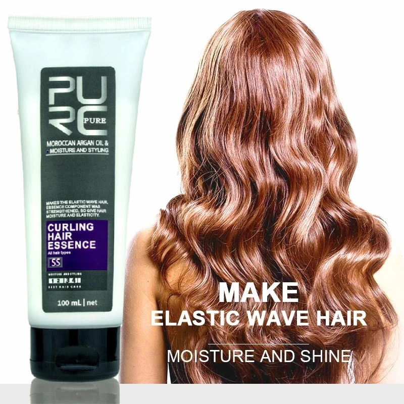 

100ml Hair Curl Enhancer Anti Frizz Hair Elastin Hair Conditioner Hair Volumizing Gel Perfume Curls Dedicated Elastin Element