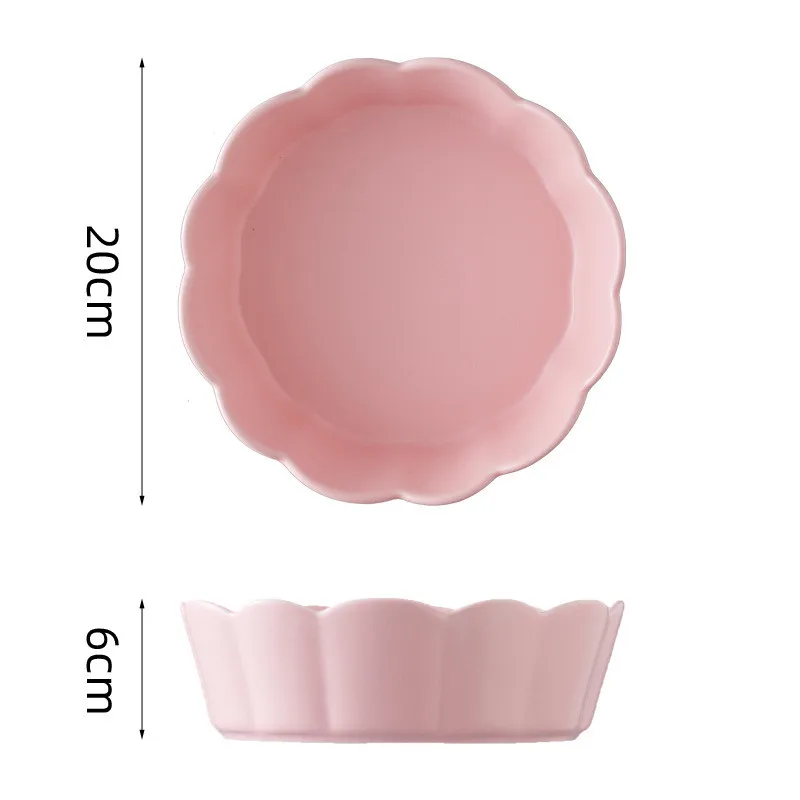 

Pet Non-slip Ceramic Cat Bowl Dog Feeder with Flower Shape Food Water Kitten Bowls Dog Pet Supply