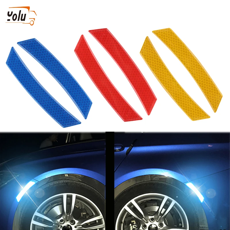 Светоотражающие наклейки клейкая лента для безопасности велосипеда белые