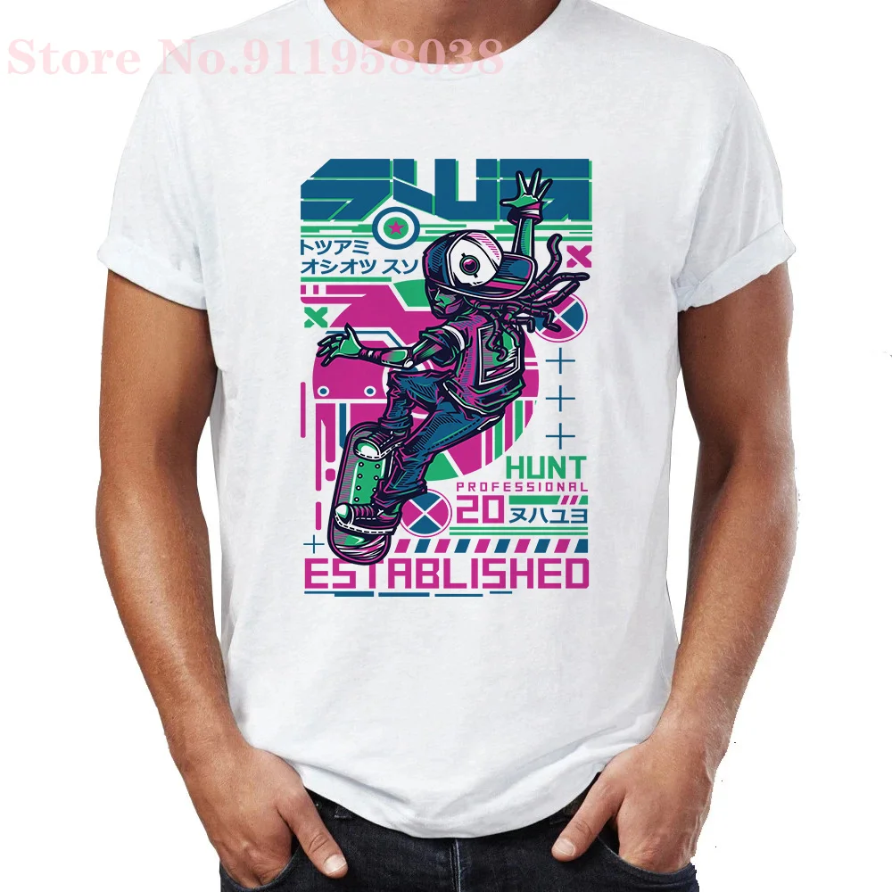 

Japanese Anime Cartoon Skateboard Graphic Men's T-shirt Funny Funny Harajuku Top Short Sleeve Tshirt women/man T-Shirts