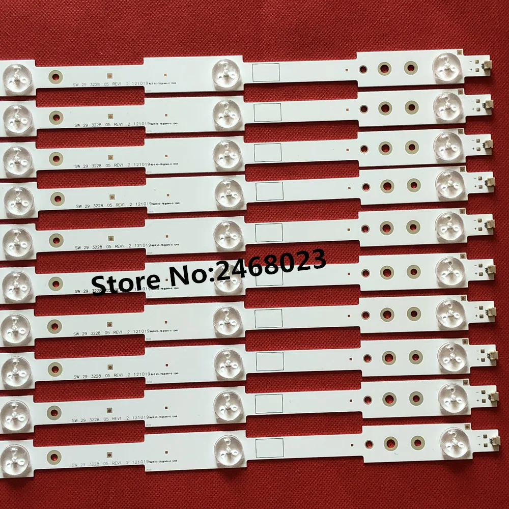 Светодиодная лента для подсветки samsung 532 мм 29 дюймов 5 светильников SW 3228 05 REV1.2 121019