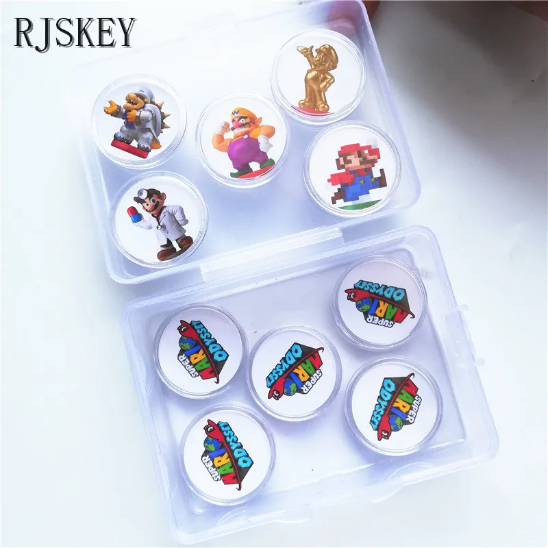 Полный набор 10 шт. Супер Марио Одиссея Amiibo NFC карты Коллекционная монета тег NS/переключатель Avaliable Zelda Splatoon Smash Bros Diablo