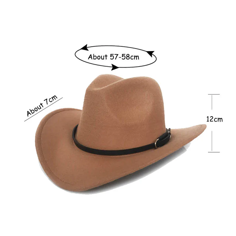 Кепка фетровая Мужская/женская кожаная Классическая модная шляпа с широкими