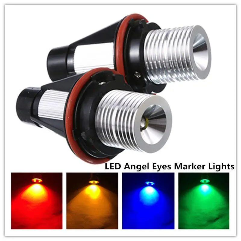 2 шт. 5 Вт Светодиодный ангельские глазки габаритные огни лампы мощный налобный