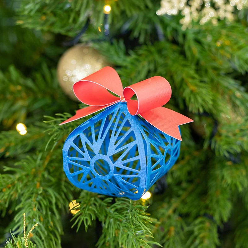 JMCRAFT новые рождественские снежинки шар орнамент металлические Вырубные штампы