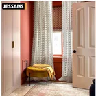 2022 Новые Ретро французские американские белые занавески с помпонами для пола балкона гостиной Оконные Занавески для гостиной столовой спальни