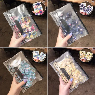 20/40 шт./лот аксессуары для волос девочек в подарочной коробке эластичные повязки