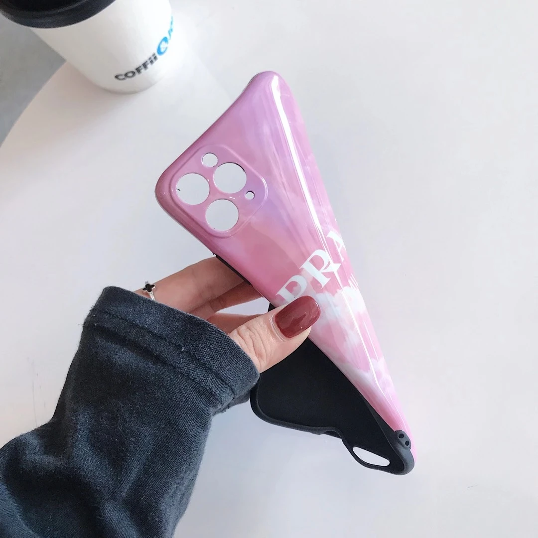

Lightweight, simple and cute pink dustproof phone case for iPhone7(8)Plus/X/XS/Max/XR/11(12)Pro/Max
