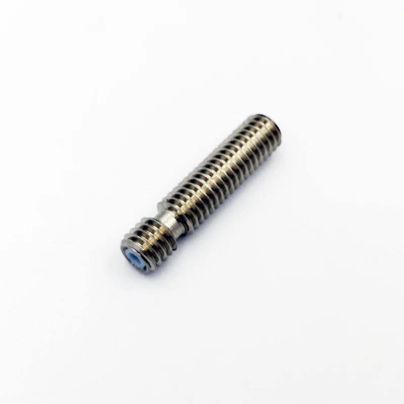 M6x26mm 3d принтер V5 PTFE трубка MK8 тефлон горло подачи сопла M6x26 30 40 50 мм Makerbot запчасти экструдер 1,75 мм Поставки 1 шт - Цвет: M6x26mm