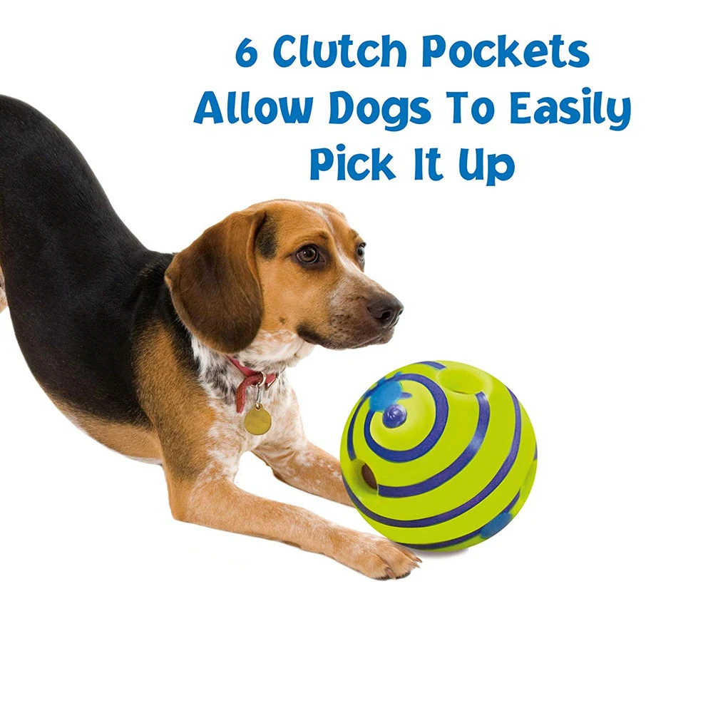 

Interactive Giggle Ball Dog Chew Toys Pet Dog Toys Tooth Rubber Ball Clean Healthy Large For Dogs Puppy Materialball