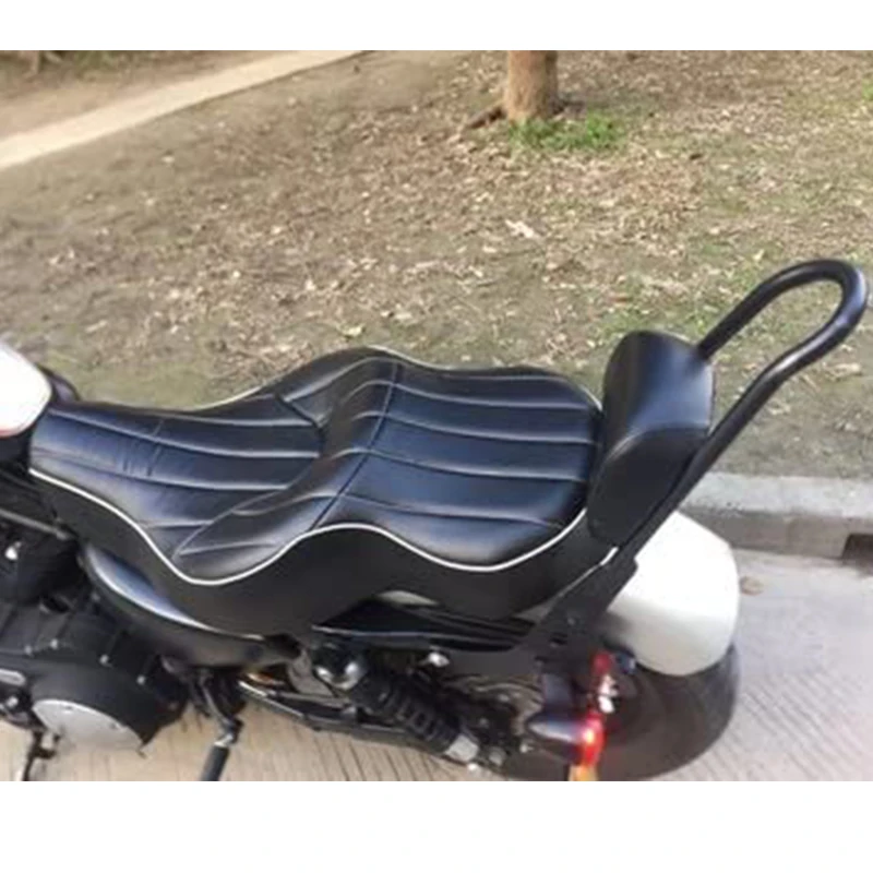 Кожаное сиденье для водителя мотоцикла пассажира двухкомпонентная подушка Harley