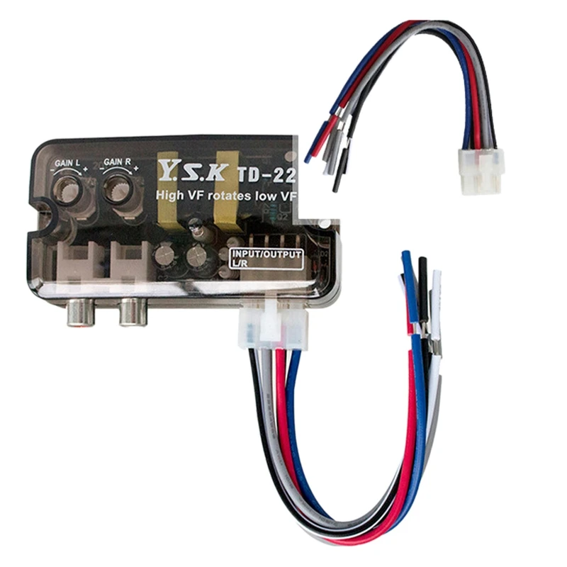

RCA Car Subwoofer High Frequency to Low Frequency Converter with Time Delay Function