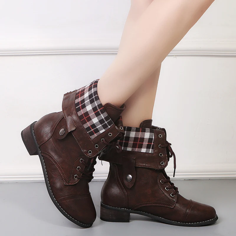 Flanging/ботильоны для женщин в двух стилях мотоботы большого размера Новинка 2019