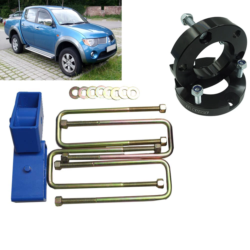 

Front and Rear Suspension Lift Up Kits for Mitsubishi Triton L200 Coil Strut Shock Spacers Spring Raise UBolt Kit Raise Adapter