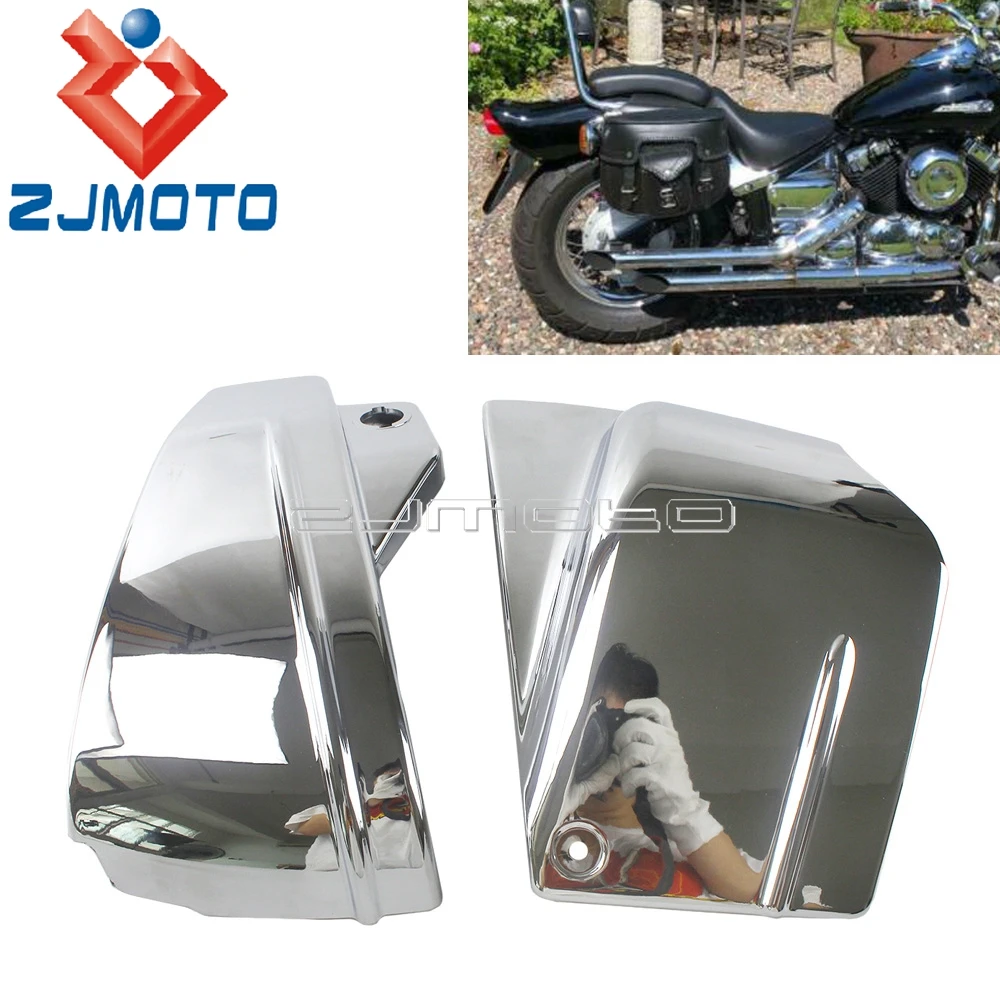 Обтекатель для мотоцикла ABS Chrome боковой обтекатель аккумулятора Yamaha V-Star 650 / DragStar