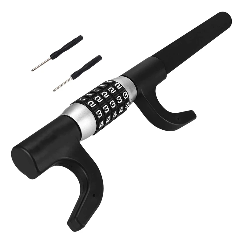 

Steering Wheel Lock, Password Car Security Anti-Theft Device, Heavy Duty Steering Wheel Lock, Universal Fit for Cars,