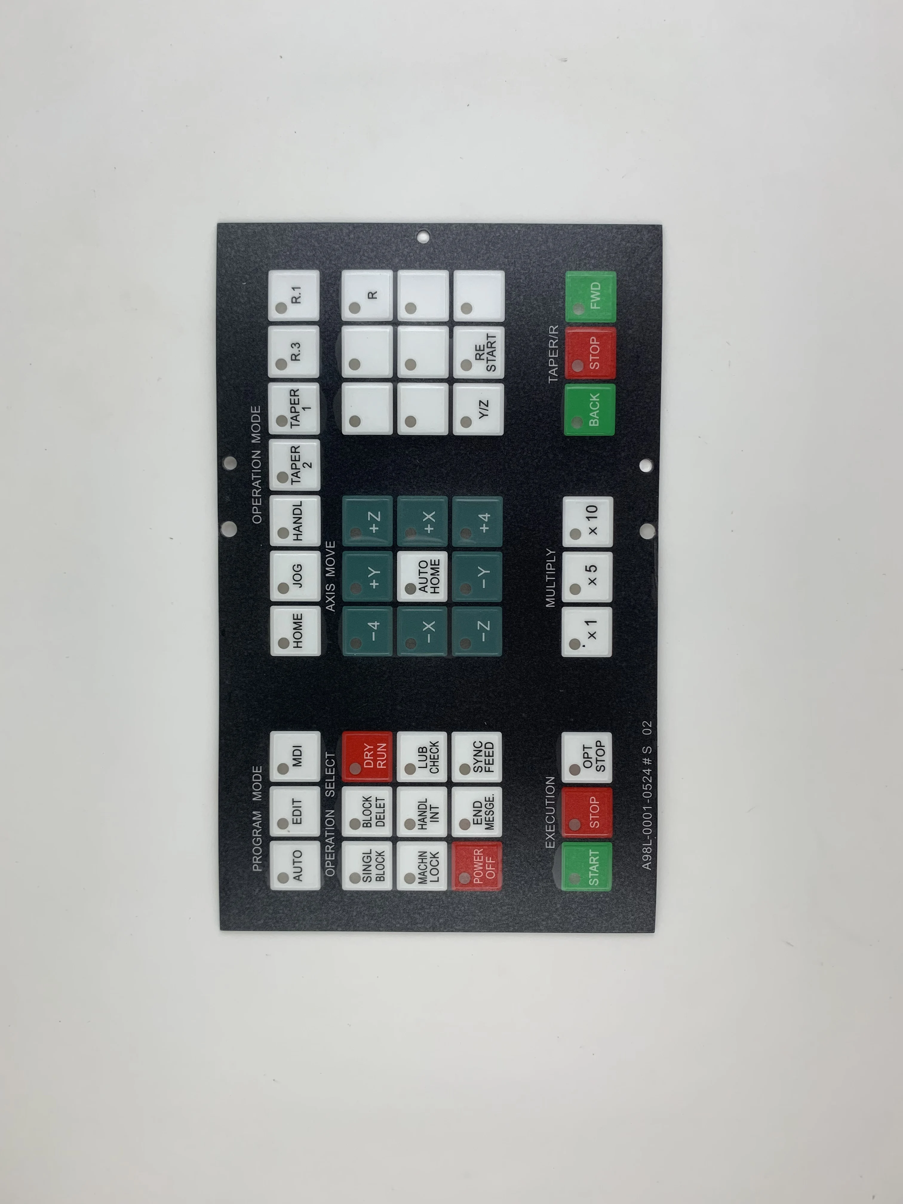 Флюоресцентная пленка A98L-0001-0524 # S 02 для ремонта панелей ЧПУ ~ сделайте своими