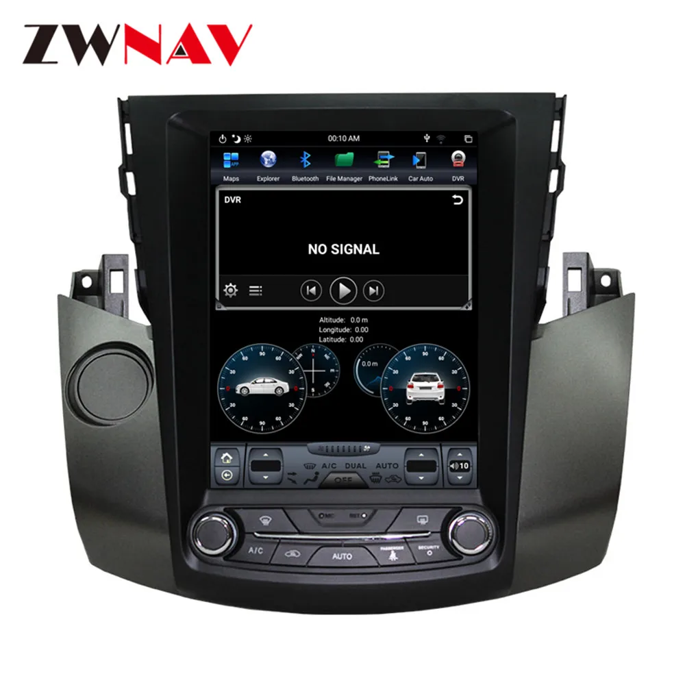 Tesla style 4 Гб rom Android 9,0 для Toyota RAV4 2006-2012 Автомобильный gps навигатор головное устройство радио магнитофон мультимедийный плеер ips
