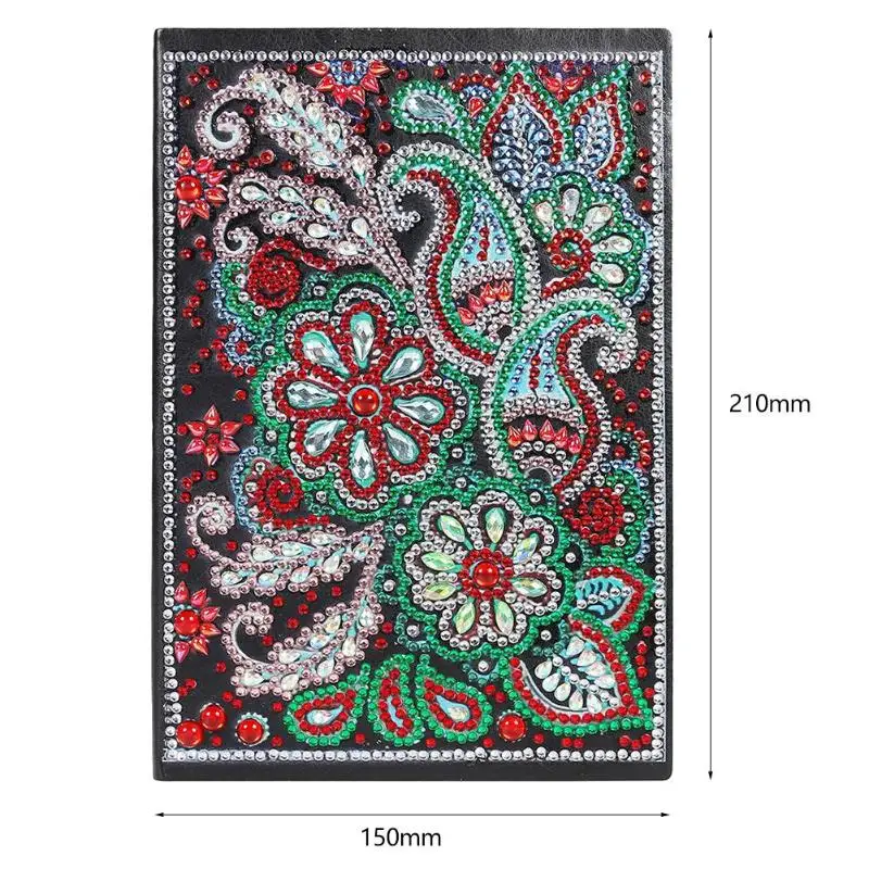 Сделай сам алмазная живопись особой формы мандала 50 страниц скетчбук А5 блокнот