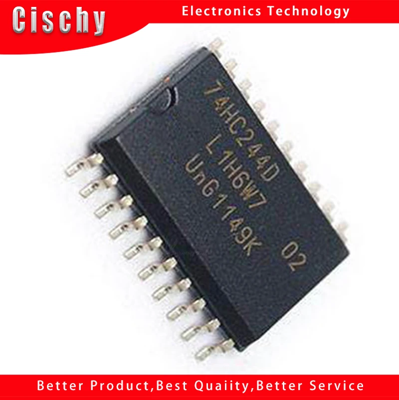 10 шт. 74HC244D SOP20 74HC244 SOP SN74HC244DWR SMD 244D SOP-20 Новый и оригинальный IC