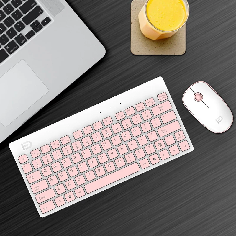 Ультратонкая беспроводная клавиатура и мышь для ноутбука MAC эргономичный дизайн