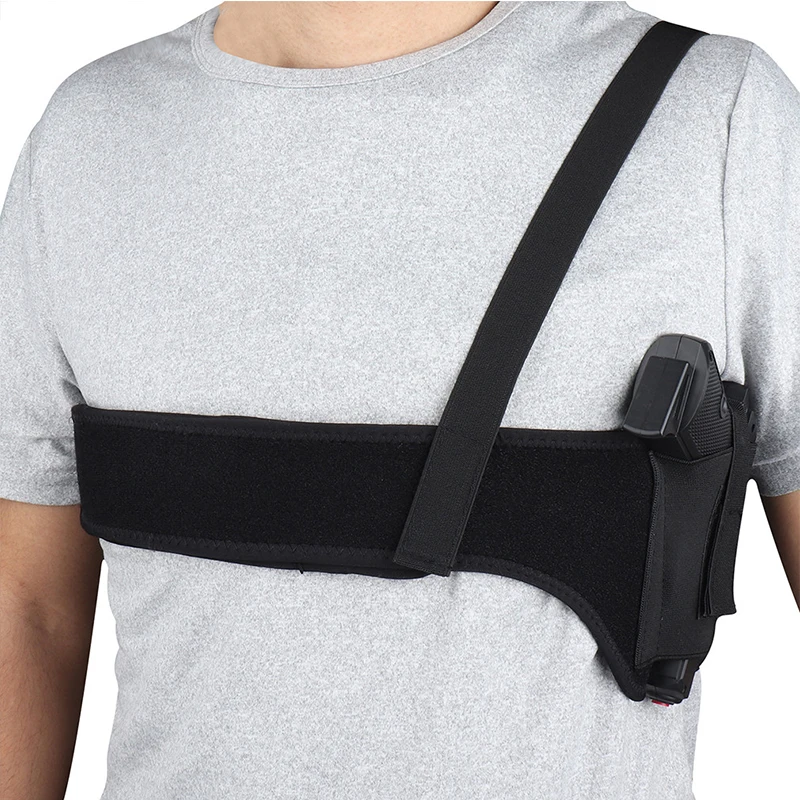 Gun Under Arm Shoulder Double Pistol Gun Holster Pouch Armpit Hidden