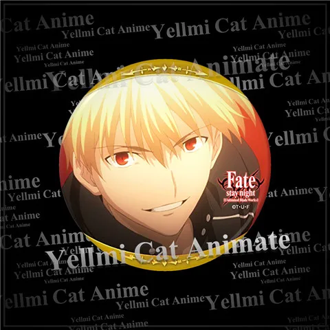 1 шт. 58 мм значки Fate stay night Tohsaka Rin The Holy Grail War модная женская брошь