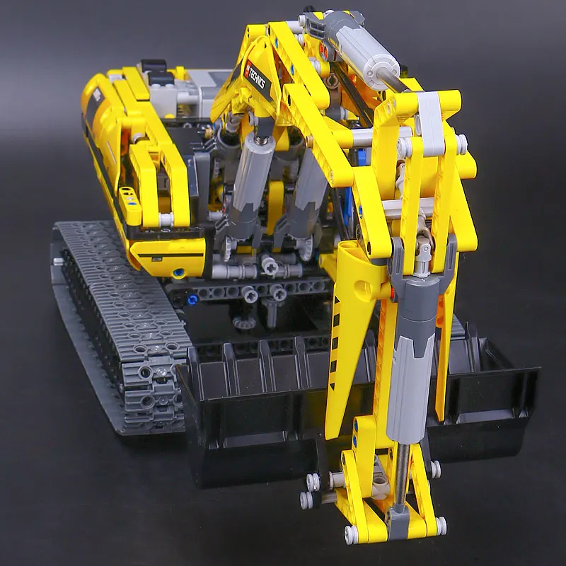 DHL 20007 Technic автомобиль серии совместим с 8043 модель экскаватора строительный