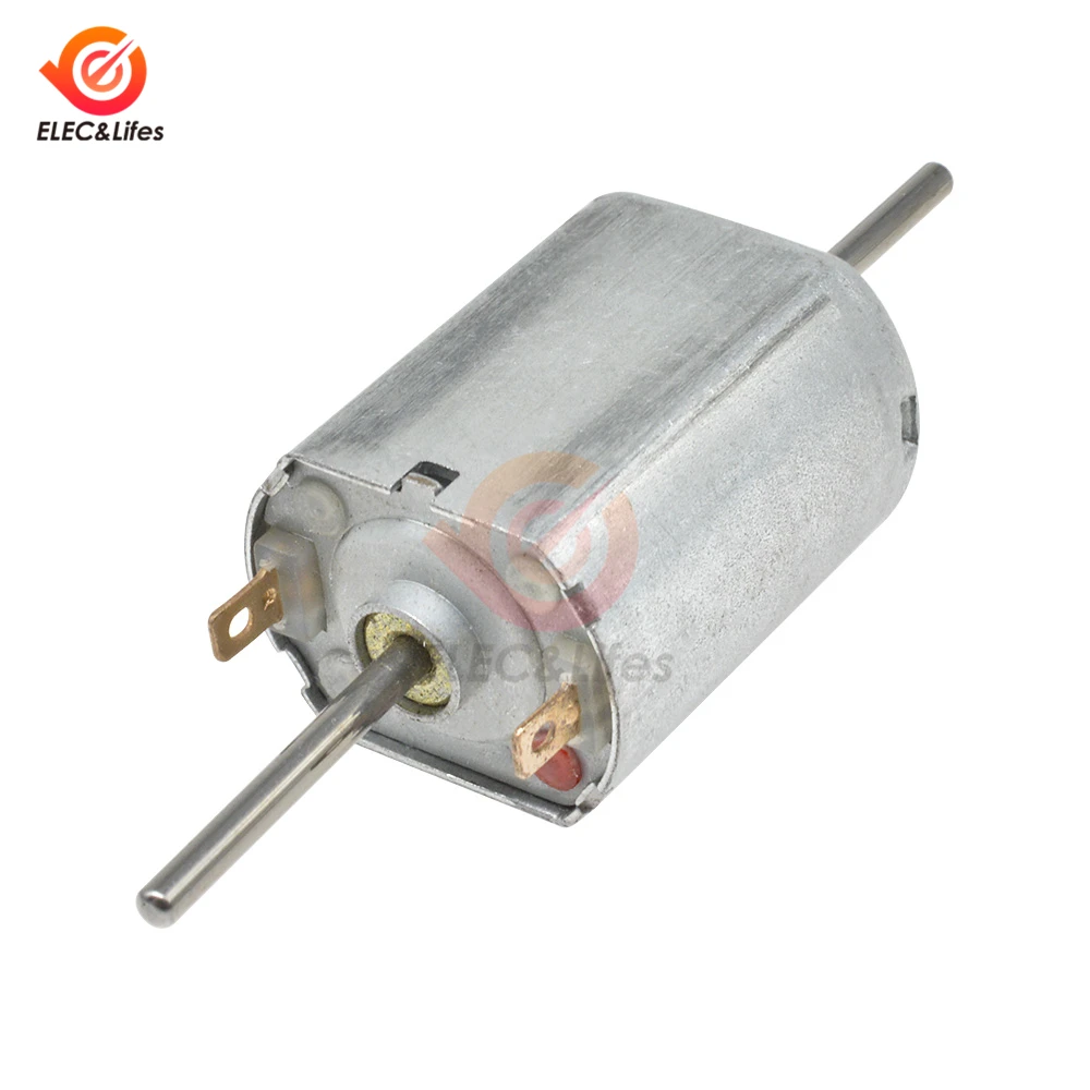 

DC 6V 12V 13500RPM Hobby Motor High Speed Double Shaft Dual Axis Micro Mini Electric 030 Motor for DIY Toy Car Robot