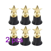 24pcs golden award star trophy reward prizes for party celebrations ceremony appreciation gift awards