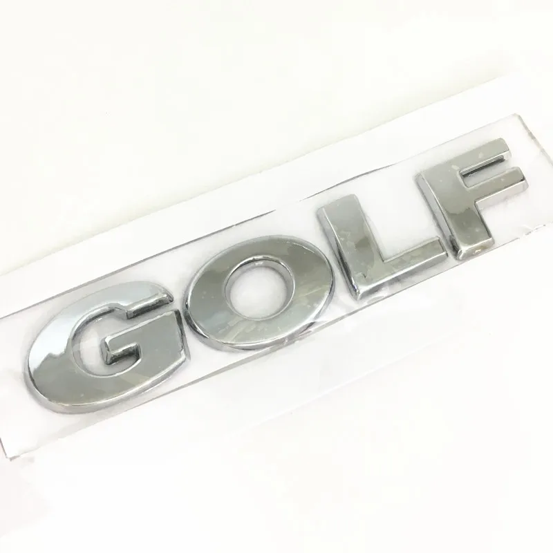 Наклейка на задний бампер автомобиля для гольфа черный или серебристый АБС