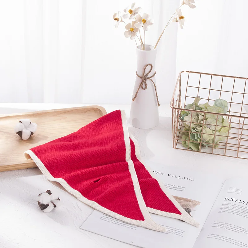 Шарф женский осенне-зимний трикотажный эластичный с бантом |