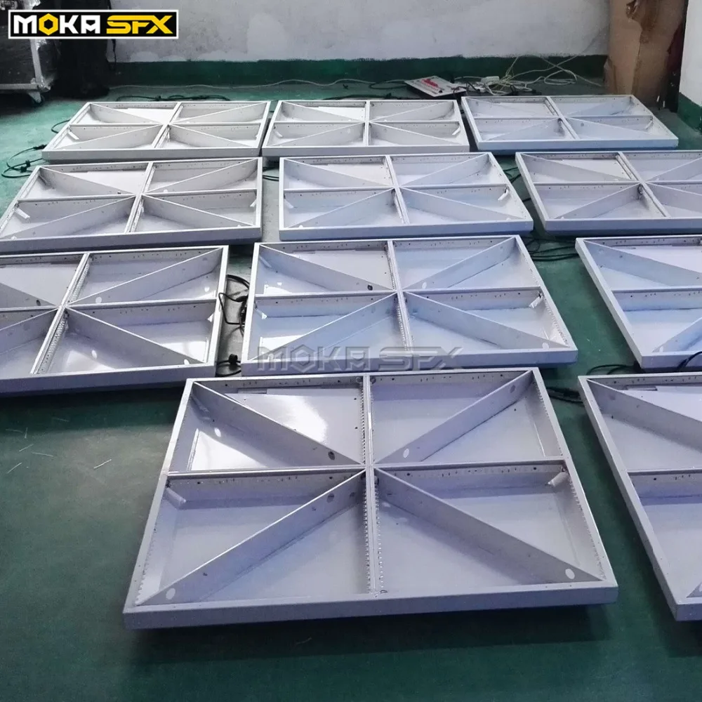 48 квадратных метров только на длинный пляж США DMX Led танцпол Led Свадьба Дискотека напольные огни RGB панель танцпол