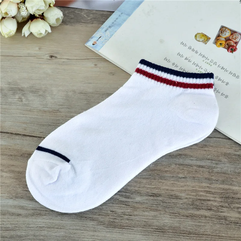 Хлопковые носки мужские однотонные модные носки-башмачки короткие с закрытым