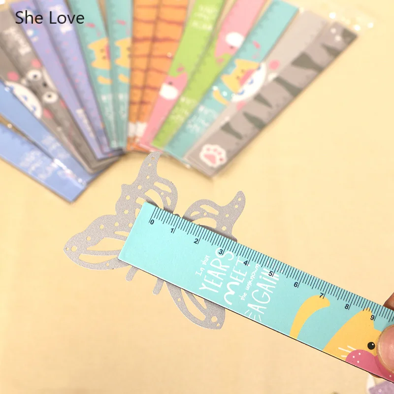 Очаровательная линейка для резки кошек с героями мультфильмов новинка 2019