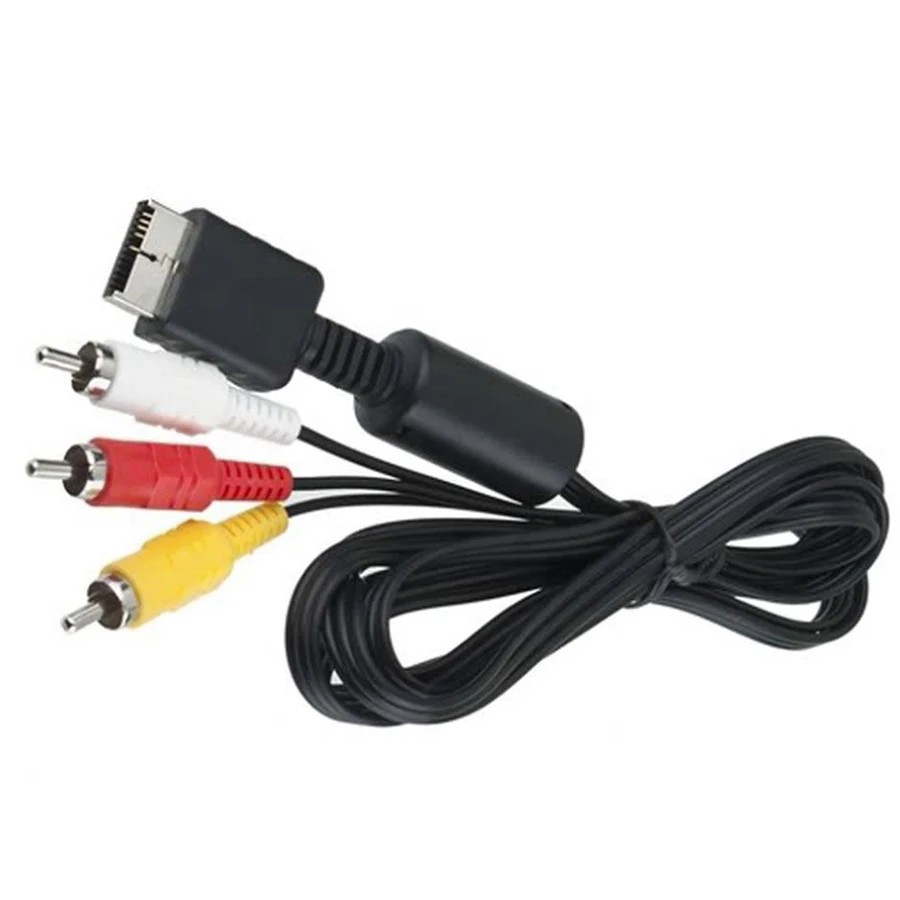 Кабель AV 3 RCA для Sony Playstation PS1 PS2 консоли PS3 | Электроника