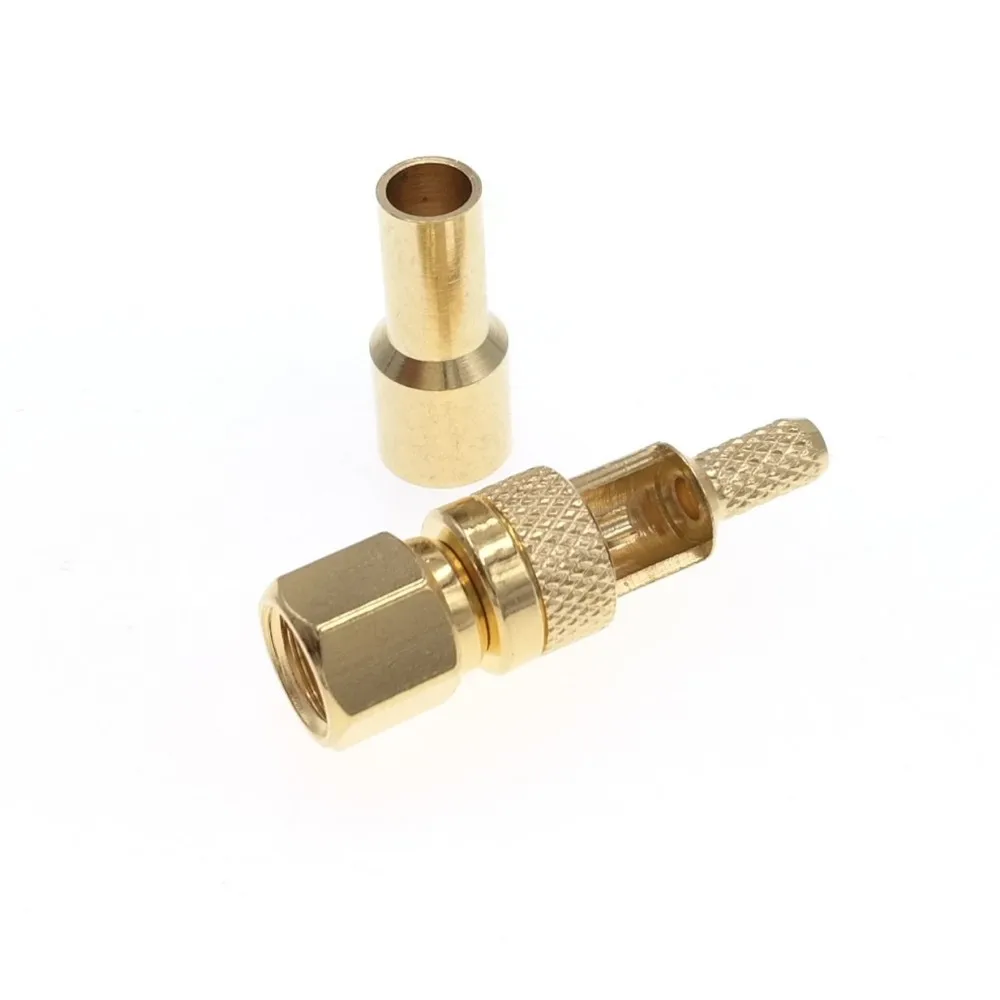 

SMC Female Crimp With Window For RG174 RG179 RG316 Cable RF Connector