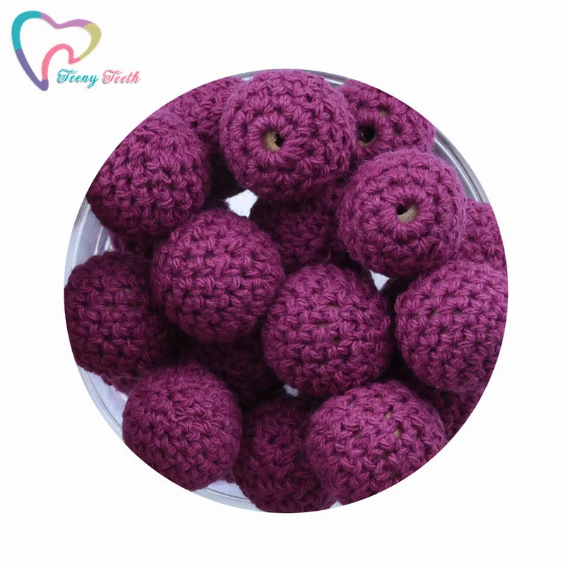 Круглые деревянные бусины для вязания крючком 10 шт. | Украшения и аксессуары