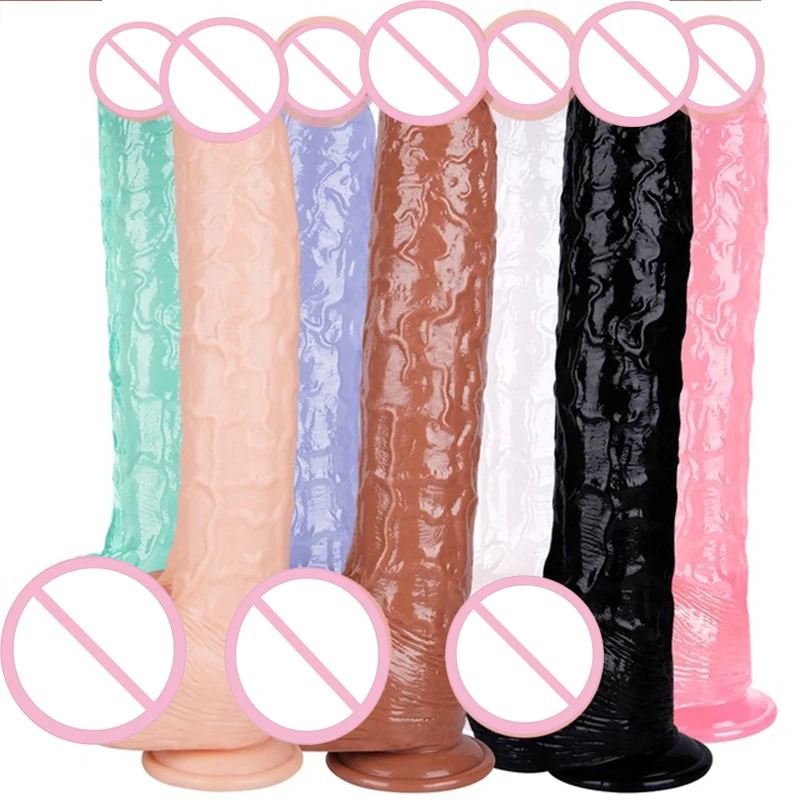 41x7cm Very Big and Thick Dildo Penis Dick Huge Phallus Sex Tools for Women Sexual Rubber Dildo No Vibrator Erotic Accessories