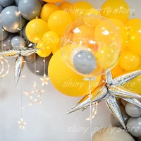 new lemon yellow balloons 10inch 12inch small helium globos rainbow colorful matte baloon wedding birthday party decoration