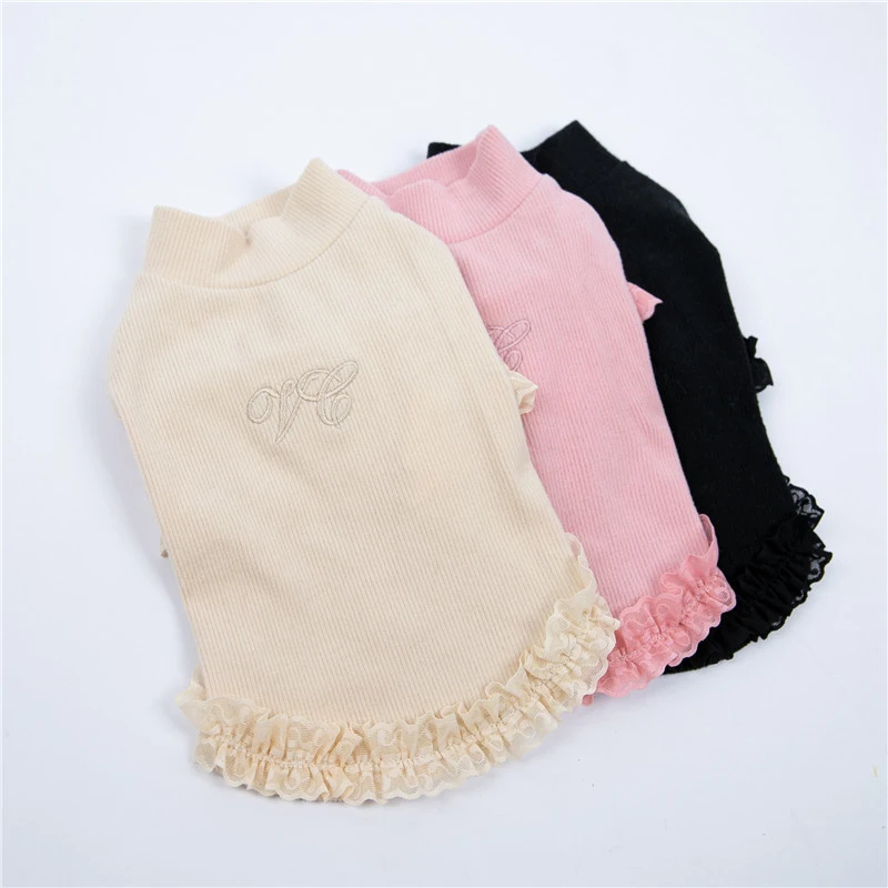 

Pet Clothes Luxury Dog T Shirt Dress Fashion Puppy Outfit Garment Small Dog Costume Cat Pajamas Chihuahua Yorkie Maltese Apparel