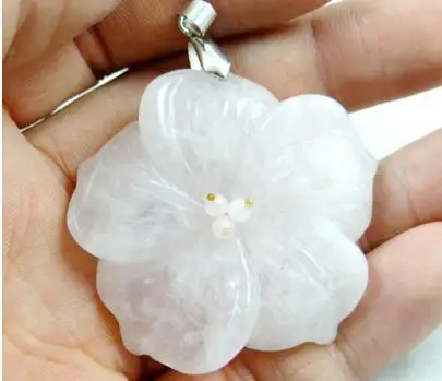 Натуральный кварцевый кристалл бирюзовый опал тигровый глаз цветок кулон для