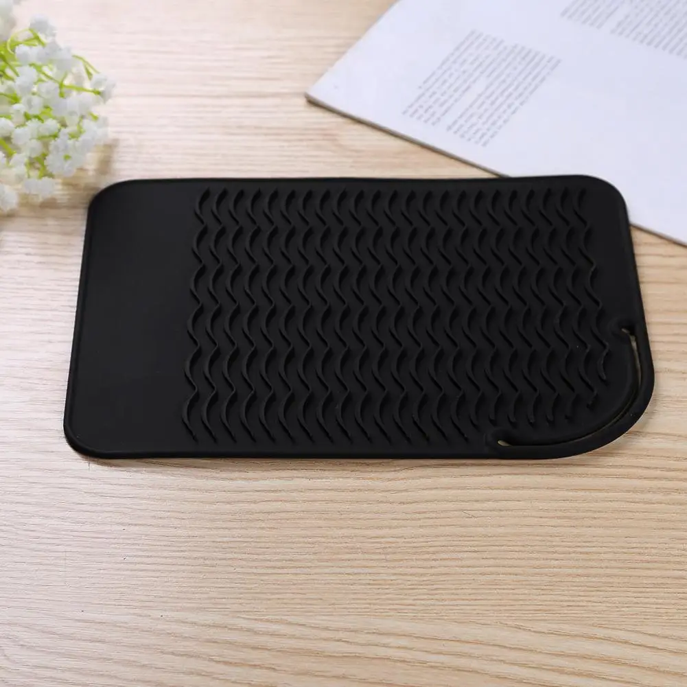 Силиконовый термостойкий Коврик для выпрямления волос щипцы завивки адаптер