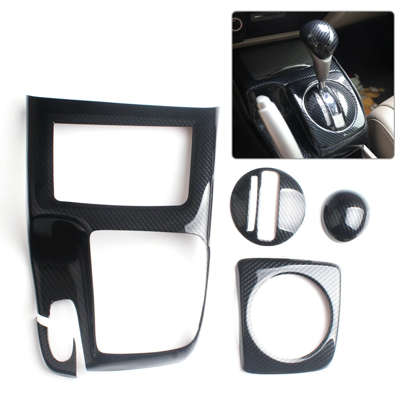

Накладка на раму переключения передач, углеродное волокно, для Honda Civic 2006, 2007, 2008, 2009, 2010, 2011, с левым рулем, 5 шт.
