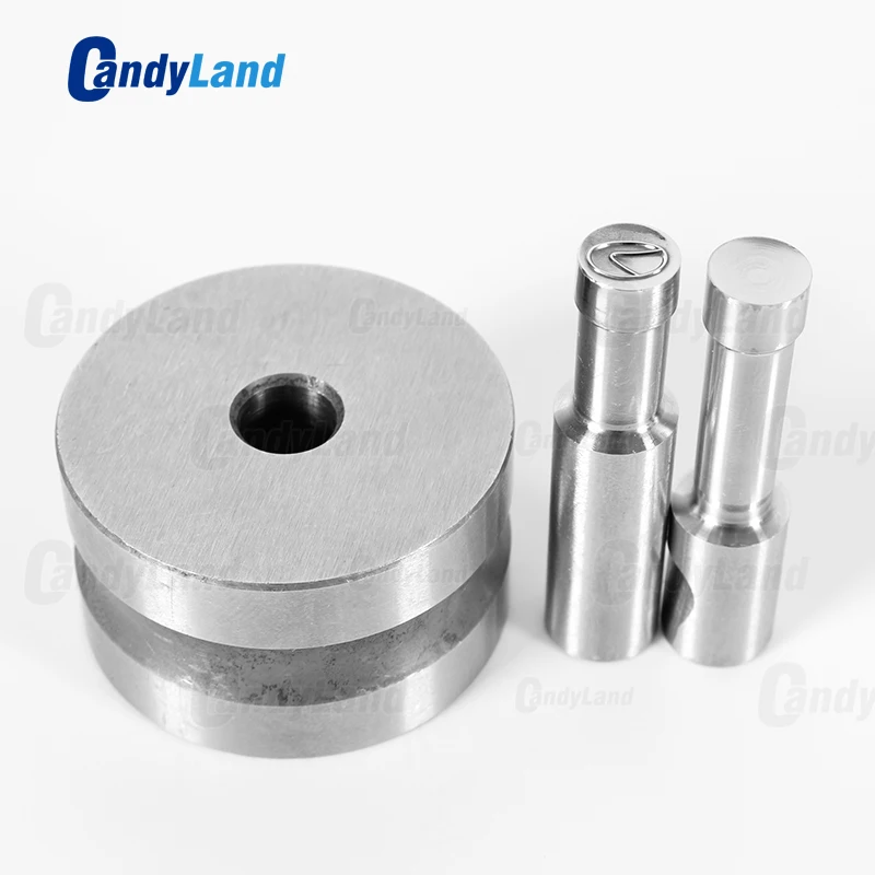 

CandyLand Round V Tablet Die Pill Press Die Candy Punch Die Set Custom Logo Punch Die Cast Pill Press For Tablet TDP Machine