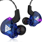 Новинка 2021, наушники-вкладыши QKZ CK5 HIFI с басами 3,5 мм, игровая гарнитура, наушники-вкладыши с шумоподавлением и микрофоном, спортивные проводные наушники-вкладыши, подарки