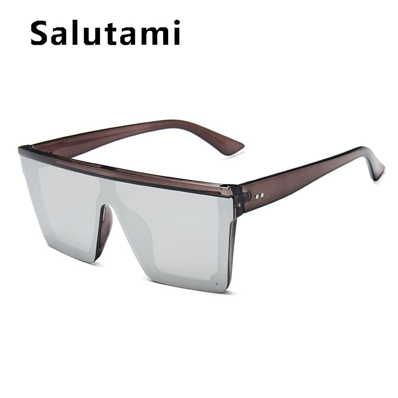 Оптовая продажа 16 цветов цельные Квадратные Солнцезащитные очки для женщин