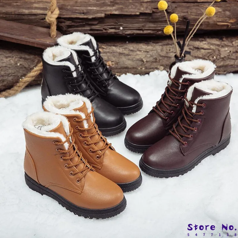 

2021 зимние ботинки, женские зимние ботинки, женские новые теплые ботинки из хлопка и бархата, водонепроницаемые ботинки, большой размер, иску...