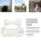 Защитная сетка для домашних животных, нейлоновая сетка для защиты кошек, прозрачная сетка для балкона и окна